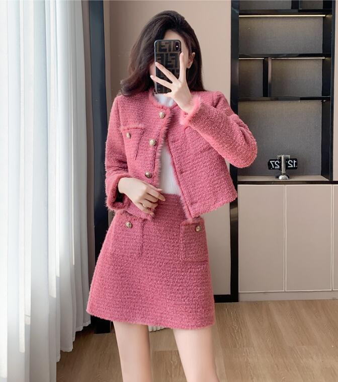 【激安販売】2025　上下セット セットアップ トップス+スカート　2点セット シャツ　ハイウエストスカート　花柄　ジャケット　長袖シャツ　タイトスカート　ひざ丈スカート パーティー お嬢様 OL 上