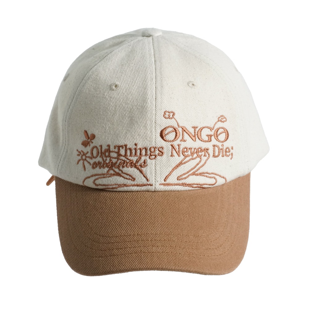 【正規品】 Cotton Flower Knot Cap Camel フラワー結び目 ボールキャップ 野球帽 男女兼用 「韓国伝統工芸」