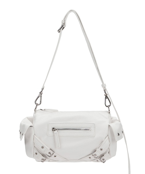 【DEINET】 STUD POCKET BAG IN IVORY ショルダーバッグ 正規品