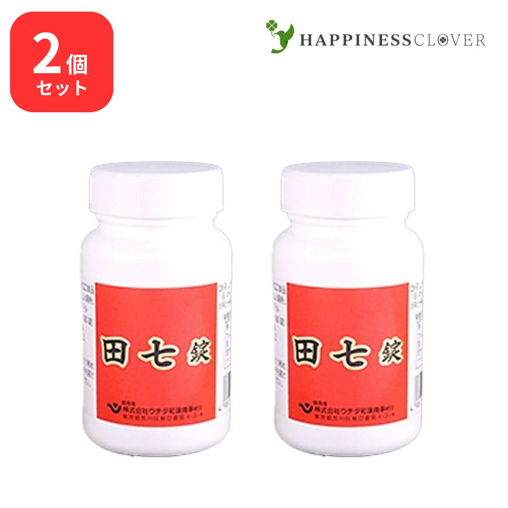 【2個セット】田七錠 300錠2箱でんしち ウチダ和漢薬