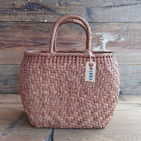 かごバッグ レディースバッグ レディースファッション 山葡萄 籠バッグ 内布付き #1882 中型