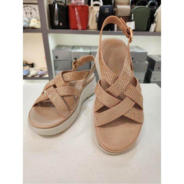 [] 女性軽量ストラップサンダル 4CM(EQDMSD887PI) (P003688499)