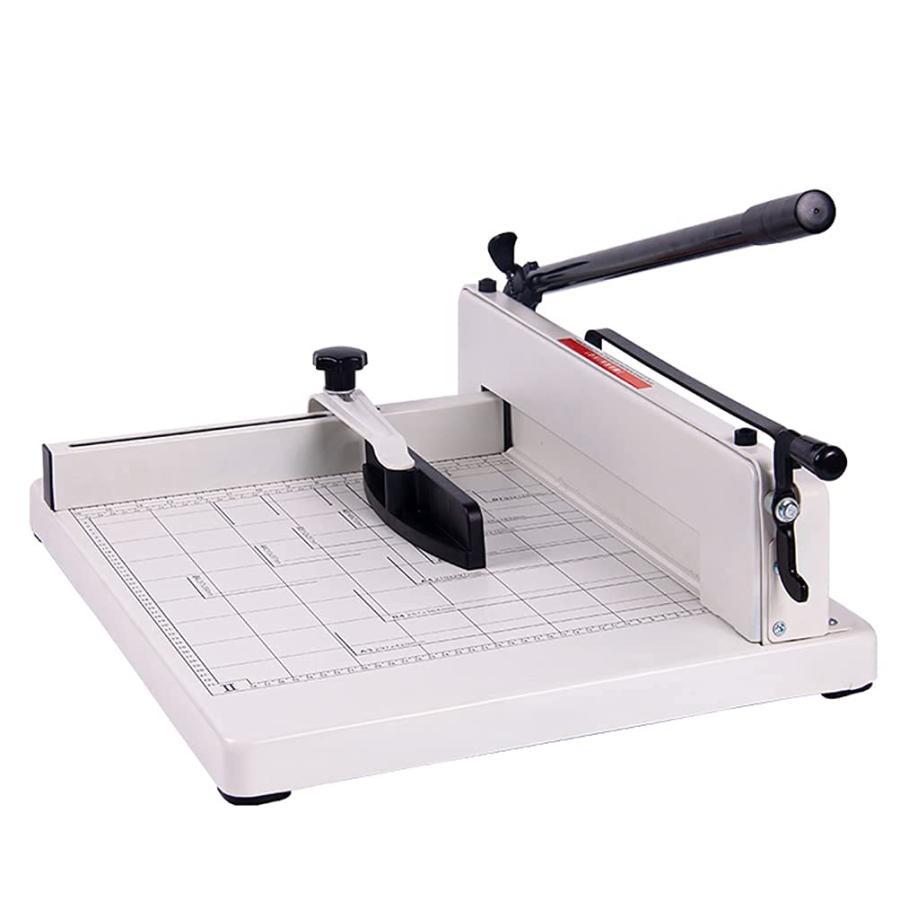 【2枚購入で100円OFF】大型裁断機 A3ヘビーデューティーペーパートリマー工業用精密ギロチンペーパーカッター360枚用紙16.9