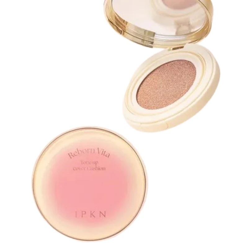 [新作]リボンビタ トーンアップクッション 本品+リフィル 2color SPF50+ PA++++