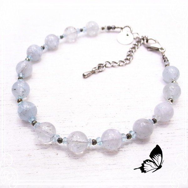 アクアマリン/ルビー ブレスレット /BUTTERFLY [ バタフライ ] 4,902円