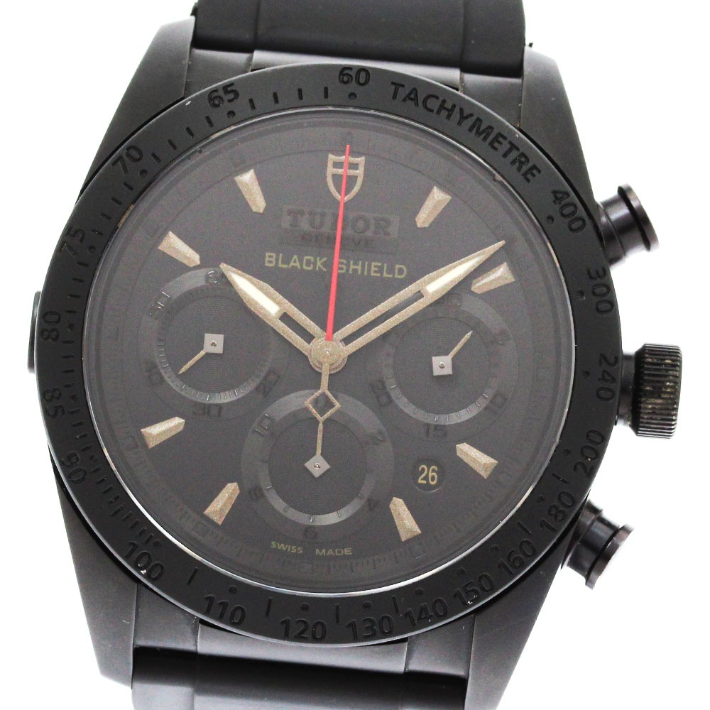 チュードル TUDOR 42000C ファストライダー ブラックシールド クロノグラフ 自動巻き メンズ _868946【中古】