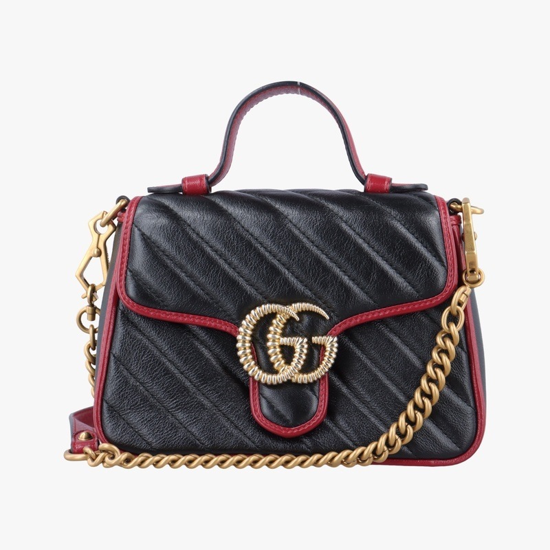 GGマーモントブルー / レッドレザー583571E029874605中古