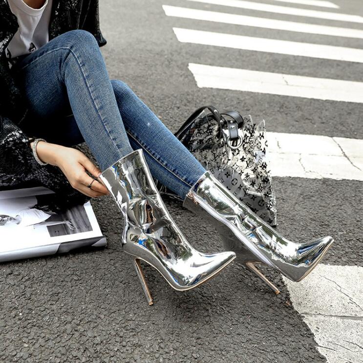 お得セットブーツ レディース ショートブーツ　ソックスブーツ ストレッチ ポインテッドトゥ ハイヒール 通勤 オフィスソックスブーツ　太ヒール　歩きやすい 痛くない　秋冬