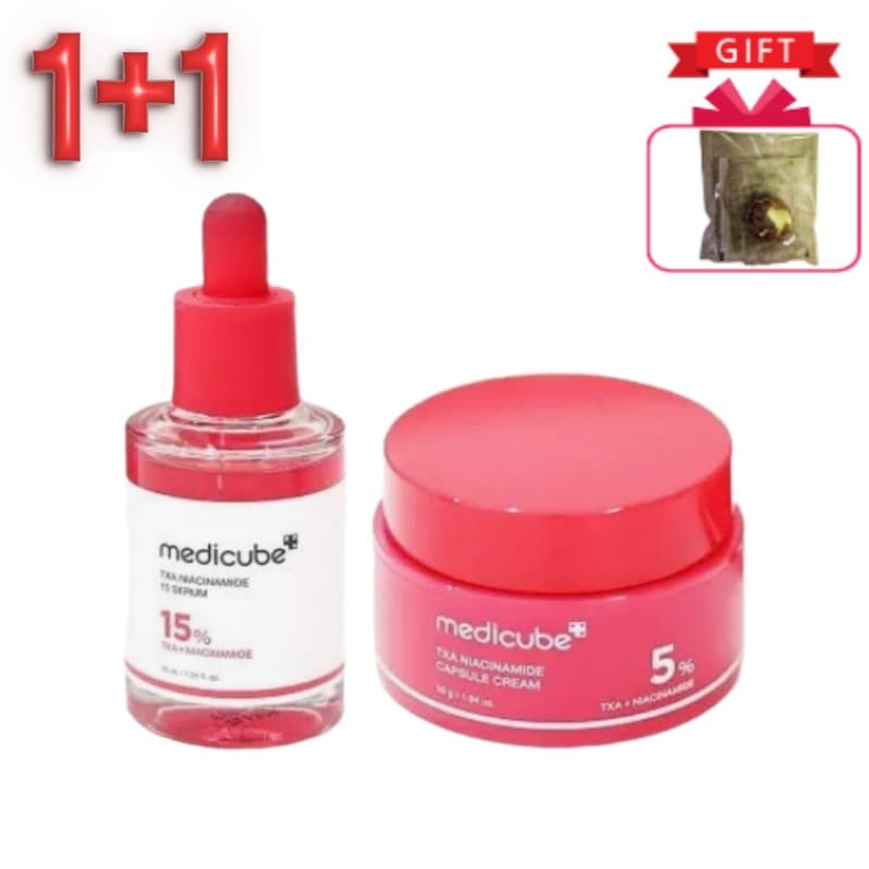 【1+1】 大容量 トラネキサム酸 トーニング セット （セラム 30ml＋クリーム 55ml）【クリーム・セラミド・パンテノール・肌バランス・セラムセット・ツボクサ抽出物・保湿・低刺激・潤いキープ】 5,897円