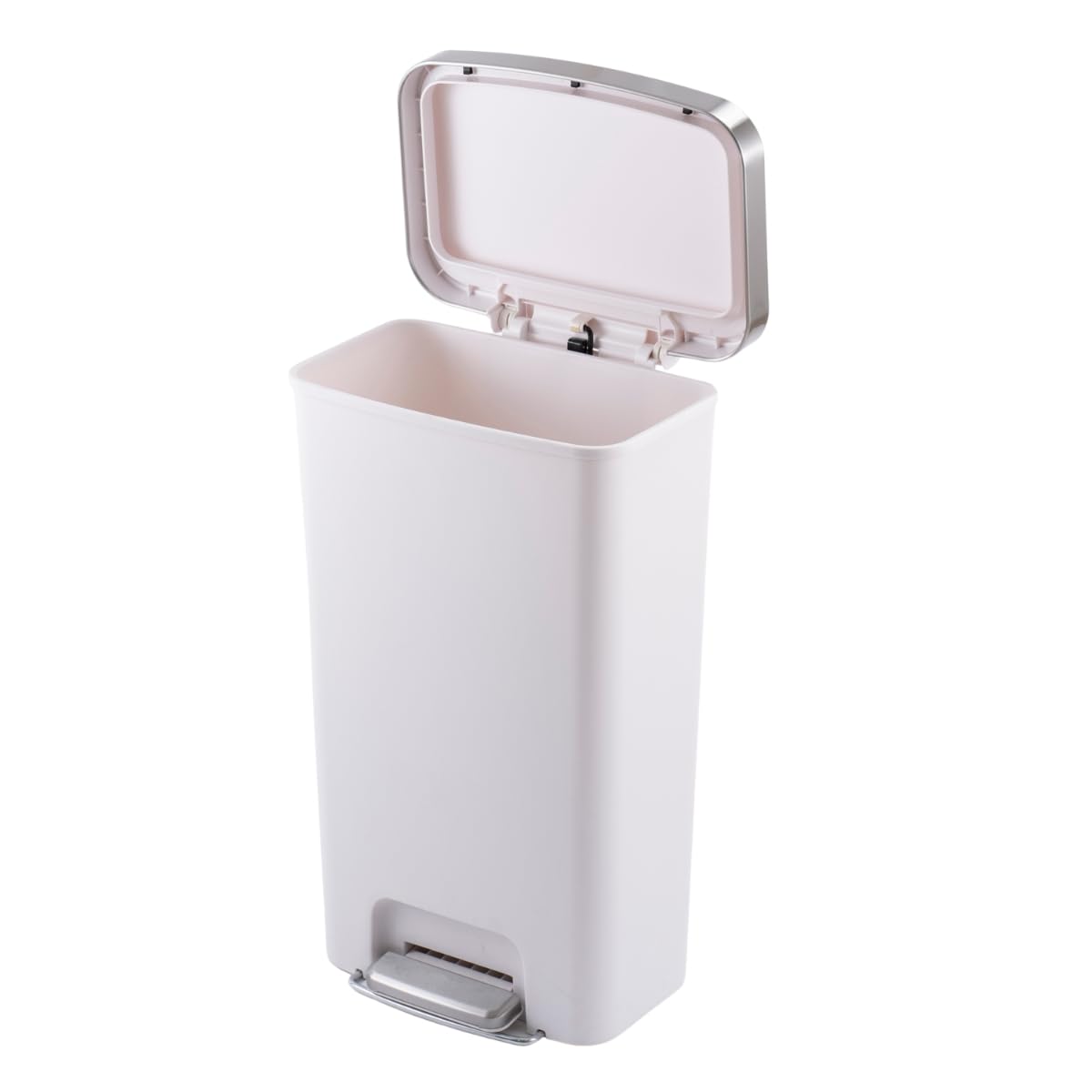 EKO ゴミ箱 ペダル式 ハナ ステップビン ホワイト 45L ふた付き インナーボックス無し EK6266-45L-WH 7,542円