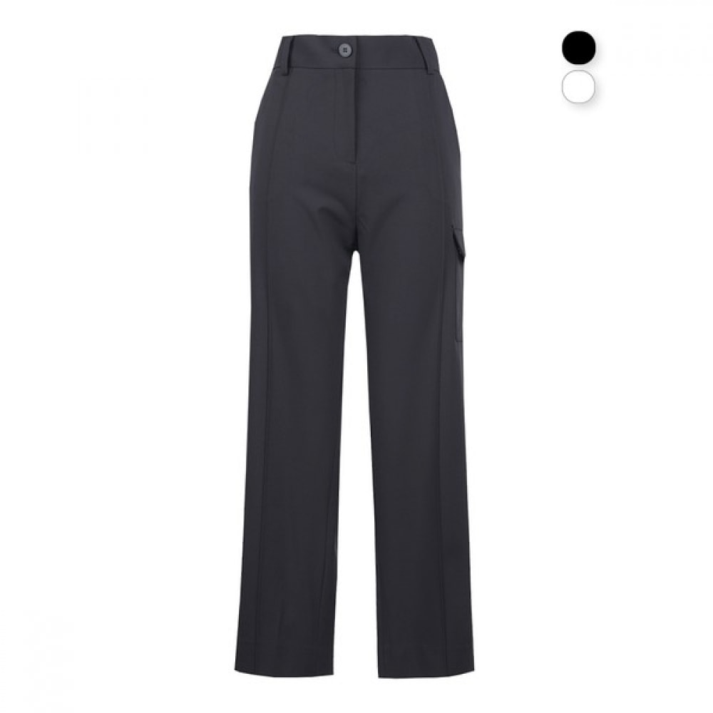 [ノーブルジーンズ] M WB718レディースストレートパンツレディースパンツサマースパンクールピンタックハイウエストバンディングパンツ 7,761円