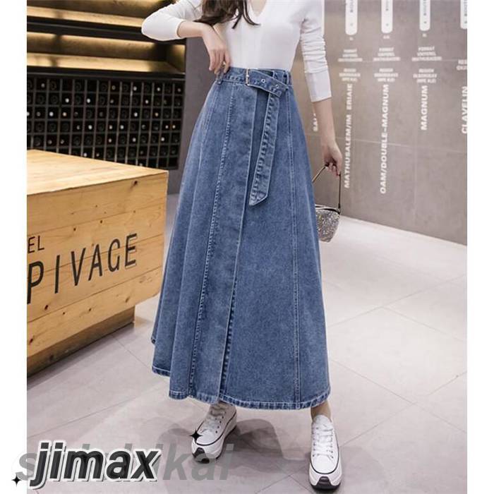 デニムスカート レディース ロングスカート 春 デニム スカート ハイウエスト プレゼント ギフト