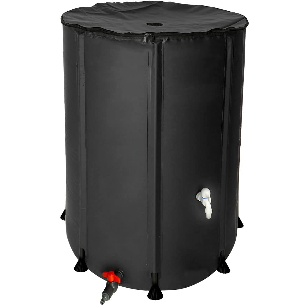 家庭用 貯水タンク 雨水タンク 大容量200L 折りたたみ式 蛇口付き 非常時 簡単設置 雨を貯めて節水 貯留タンク