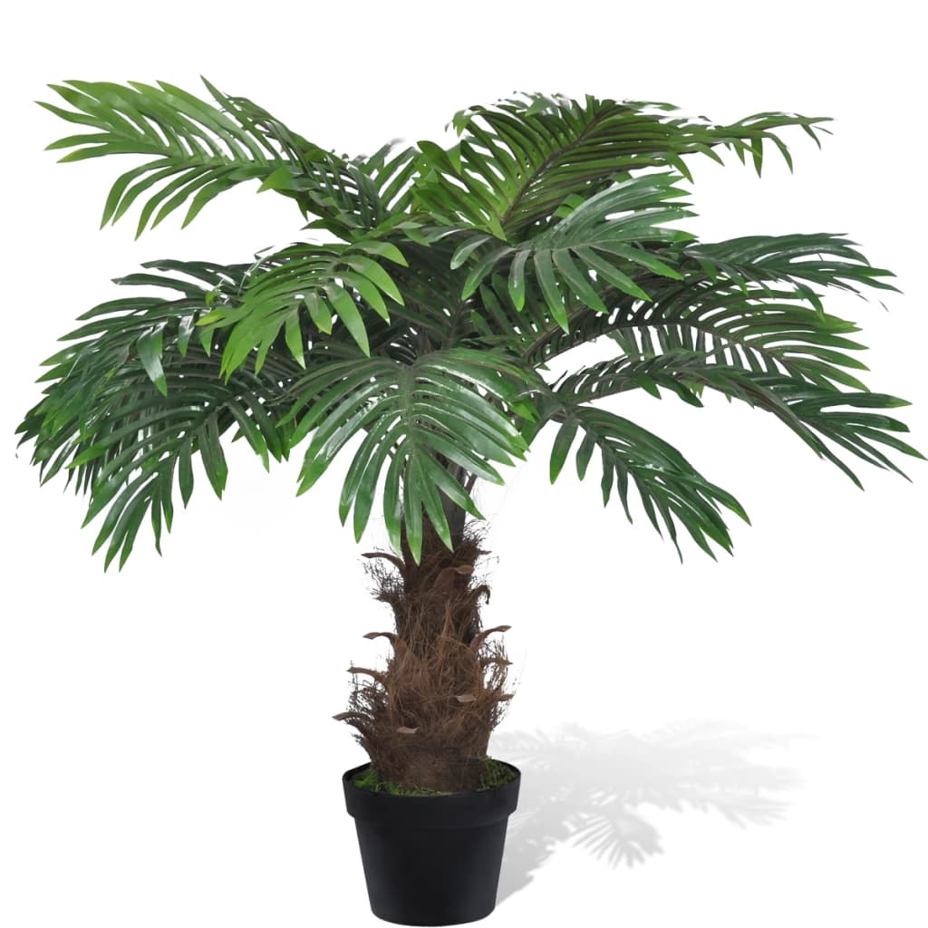 サイカスヤシ 人工観葉植物 ポット付き 80cm
