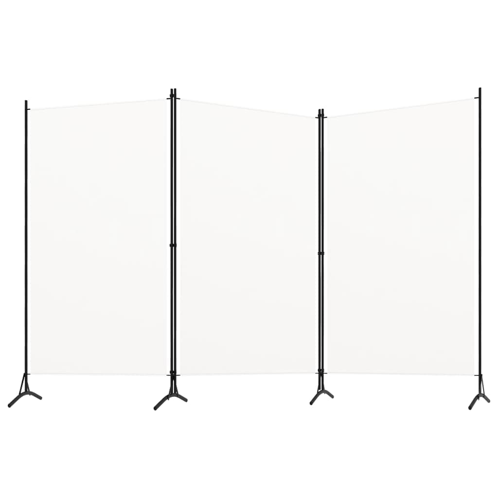 間仕切り 3枚パネル クリームホワイト 260x180cm