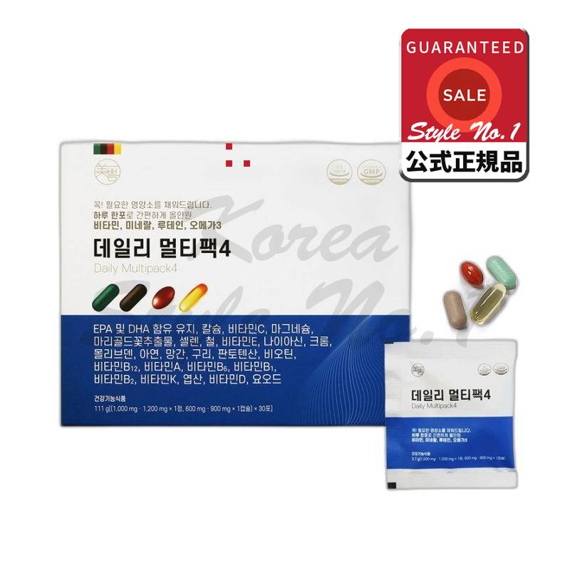 美しさ生活健康デイリーマルチパック4 30p 30回分