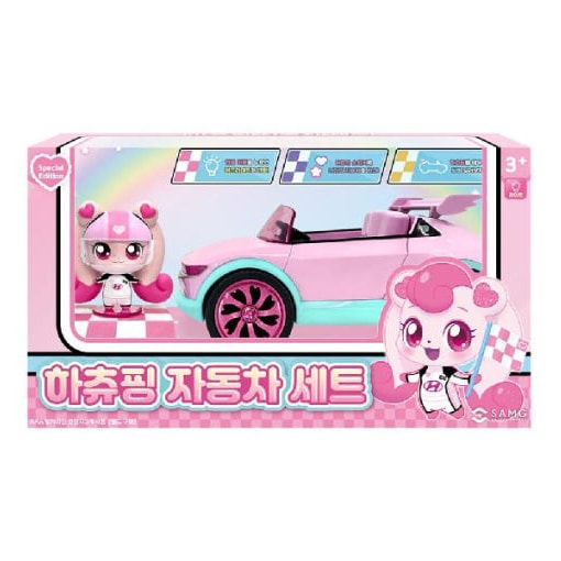 キャッチ！ティニピン X HYUNDAI ハチュピン カーレーサー 自動車セット/限定版/コラボレーション/ミニ フィギュア/LED ライト
