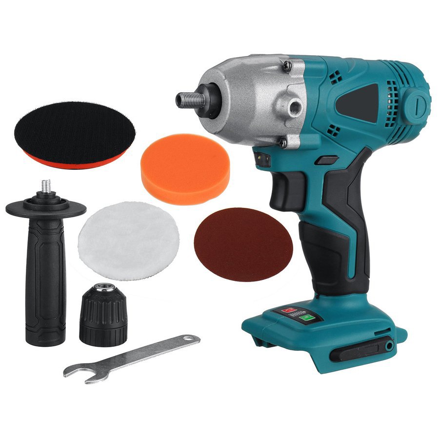 電動ポリッシャー　　電動ドリルドライバー　2in1　　フラット研磨　波形スポンジ　ウールのろうさら　車磨き 家庭用 艶出し 傷消し