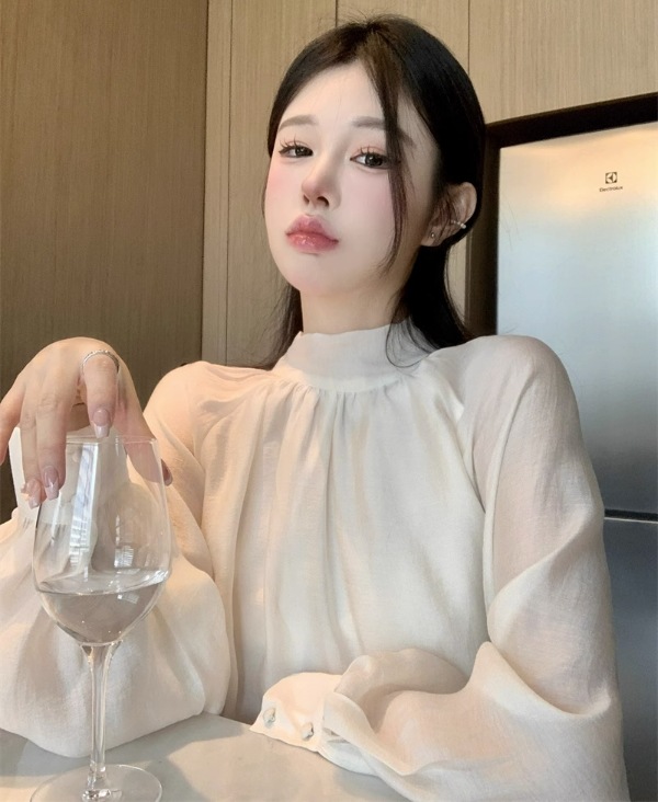 トップス シャツ ブラウス 袖あり 長袖 ボウタイ シフォン 快適 着心地 かわいい 大人可愛い きれいめ シンプル カジュアル 大人 上品 おしゃれ お洒落 かっこいい レトロ 大人女子 こなれ感