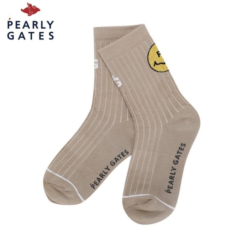 [パリゲイツ] 女性用グリッタースマイルミッドカーフソックス