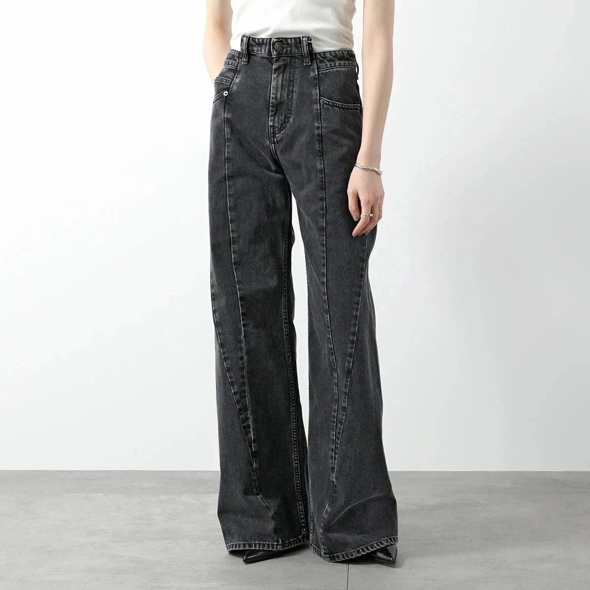 MAISON MARGIELA メゾンマルジェラ ジーンズ S51LA0133 S30496 レディース デニムパンツ ストレート コットン Gパン ジーパン