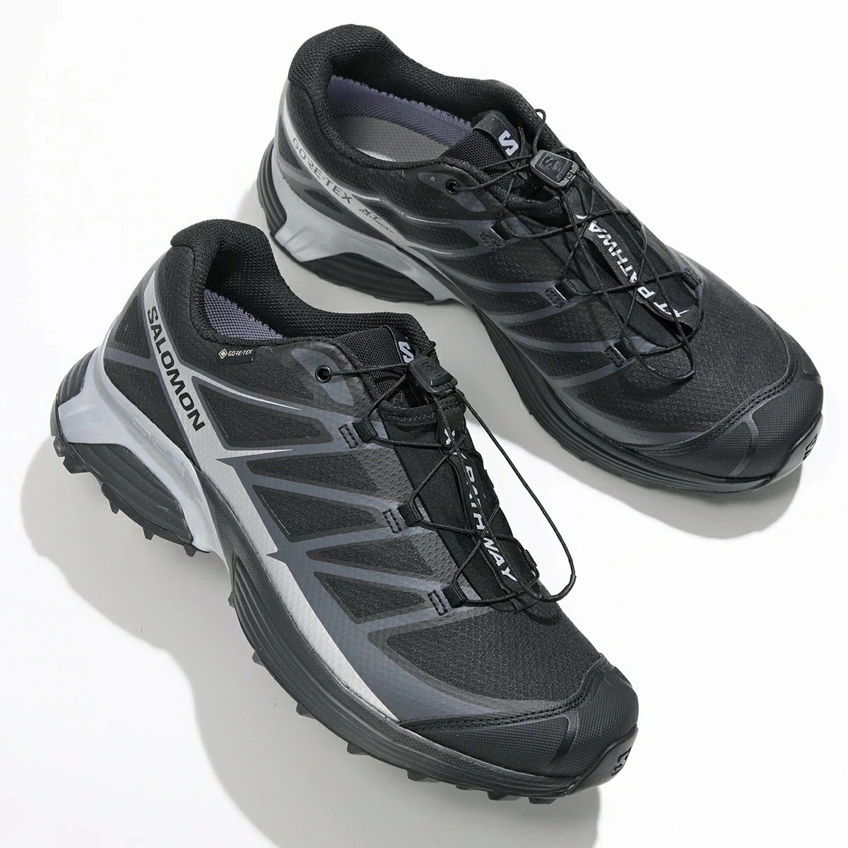 SALOMON サロモン スニーカー XT-PATHWAY GTX パスウェイ L47577500 レディース GORE-TEX ゴアテック ローカット シューズ 靴 BLACK-BLACK-FTW