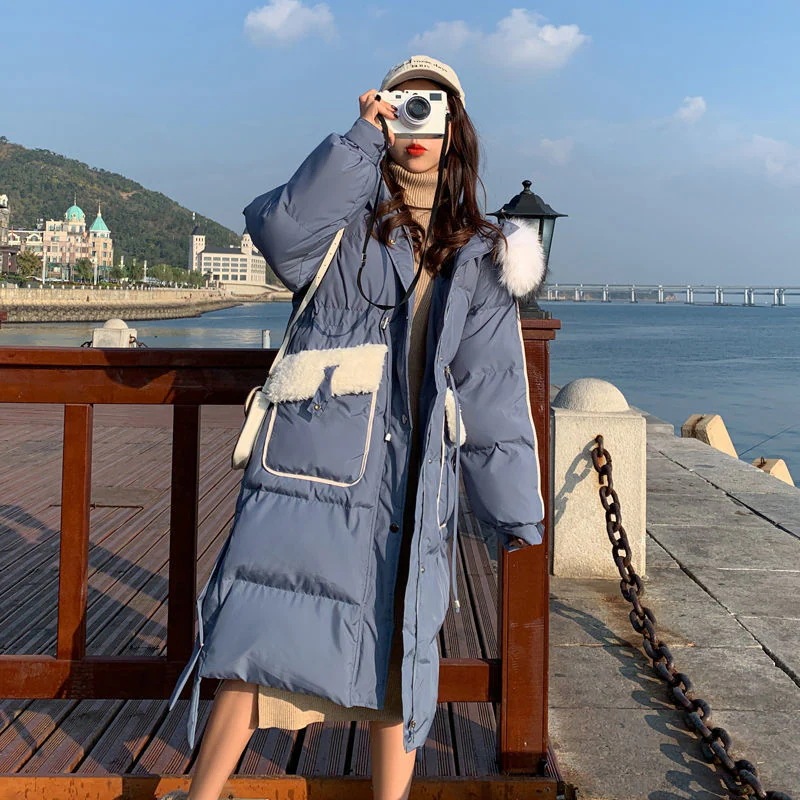 人気沸騰コートレディース中綿コートオーバーコート綿入れダウンコートロング防寒服フードファー通勤お出掛け秋冬女子アウター