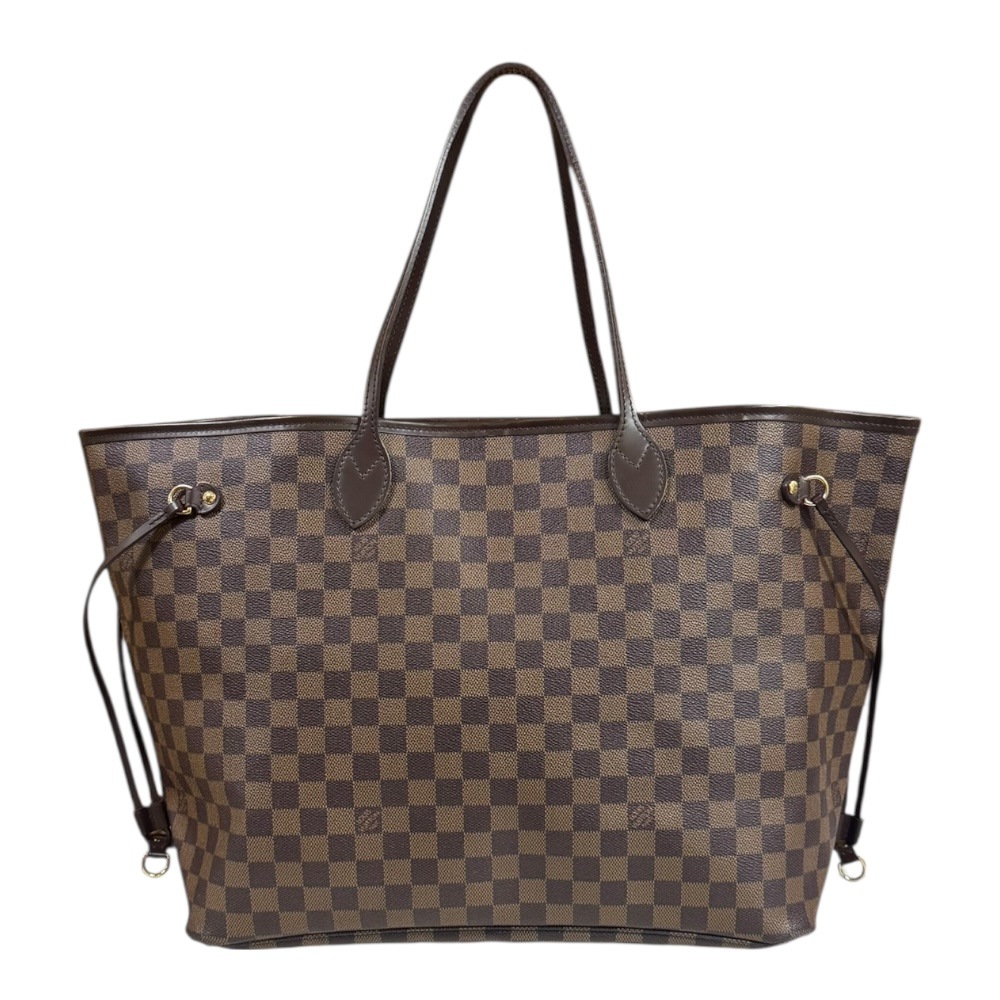 ルイヴィトン ネヴァーフルGM ダミエ トートバッグ ダミエキャンバス N51106 ブラウン LOUIS VUITTON 中古
