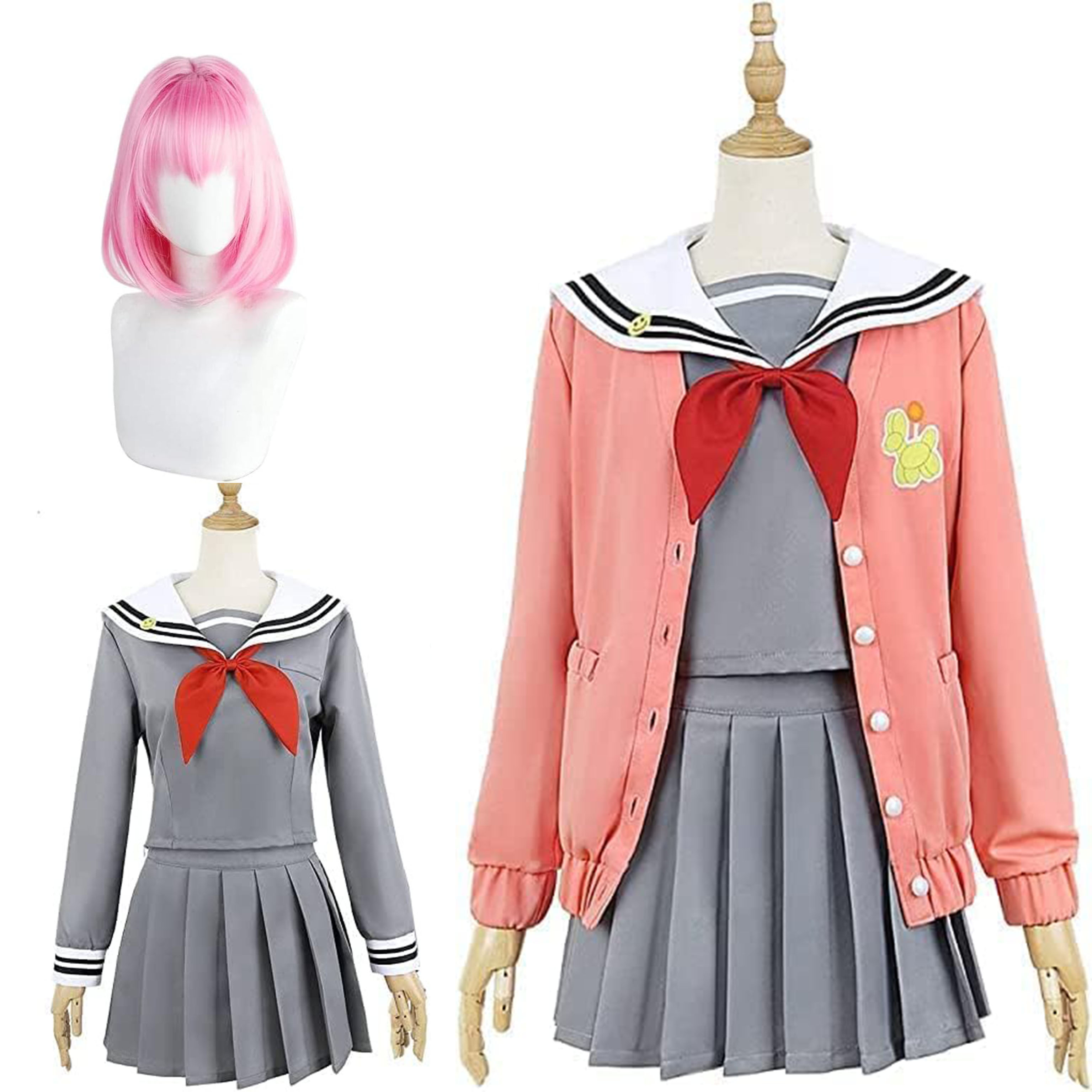【全シリーズ発売中】 【値引き中】ウィッグ コスプレ衣装 学園祭 ハロウィン コスプレ 可愛い 初音ミク feat. カラフルステージ! プロジェクトセカイ 制服 おおとりえむ セーラー服 鳳えむ コ