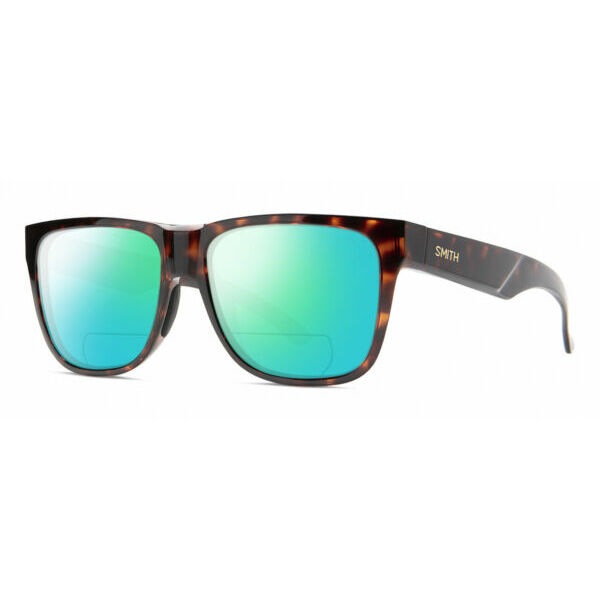 スミスLowdown 2 Unisex Polarized BIFOCAL Sunglasses in Tortoise Havana Gold 55mm