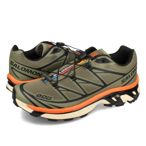 SALOMON XT-6 サロモン エックスティー 6 メンズ レディース DEEP LICHEN GREEN/BLACK/RED ORANGE カーキグリーン L47582500