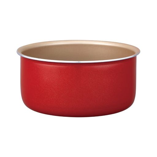 エバークック ポット 18CM オール熱源対応(IH対応) レッド 選べるシリーズ 取っ手の取れる 着脱式 ドウシシャ