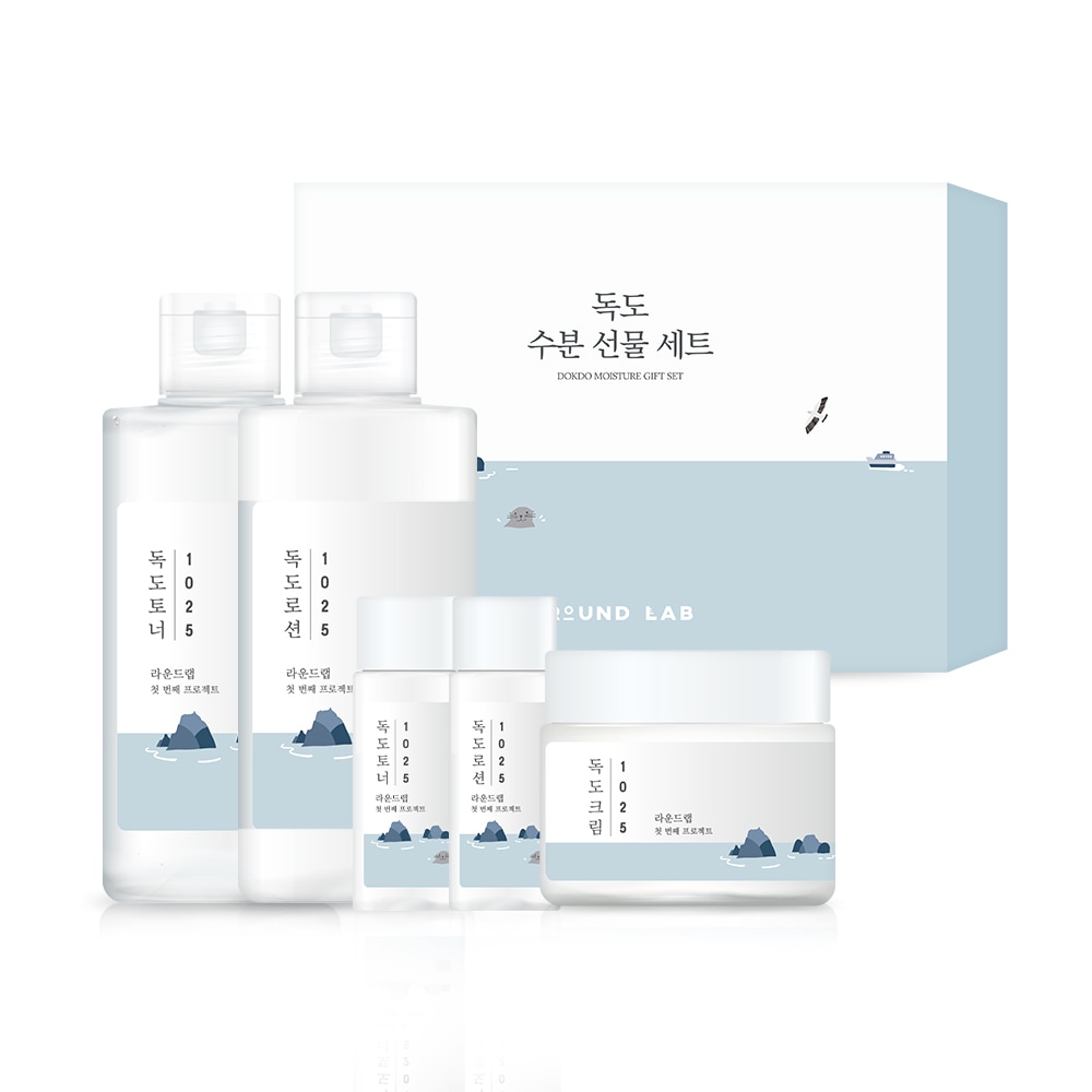 ラウンドラップ 1025 独島 水分 プレゼント 企画 セット (トナー220ml+ローション220ml+クリーム50ml)