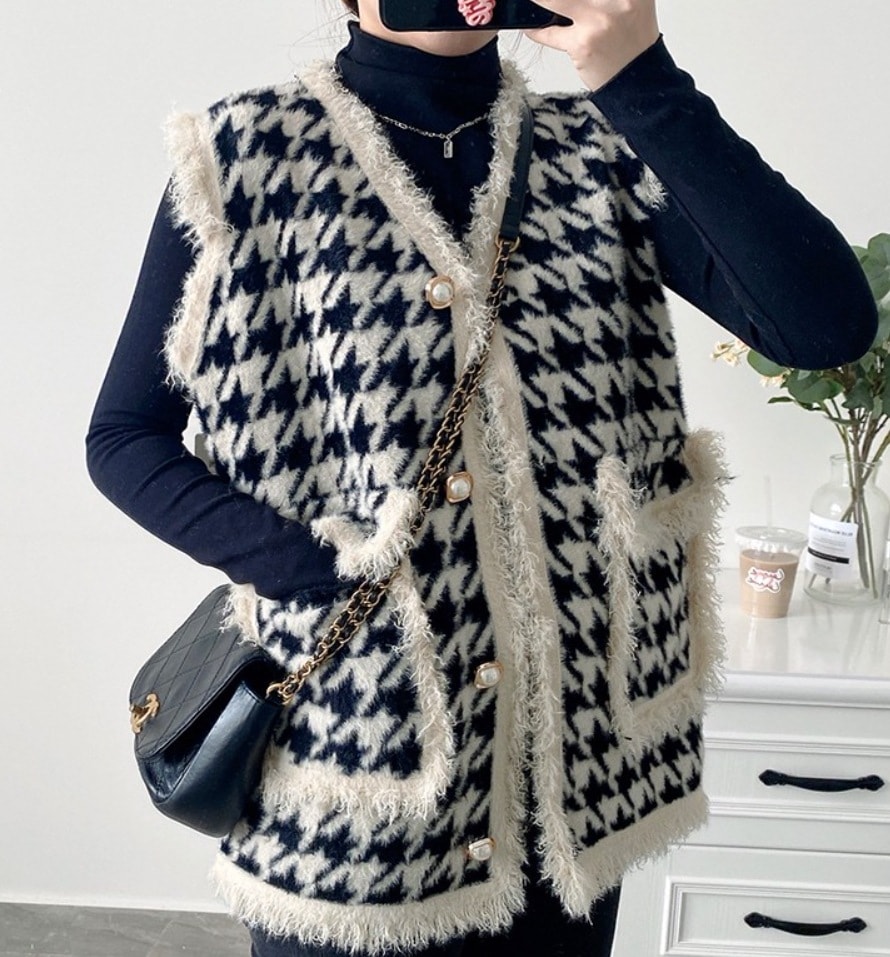 デート モテアイテム ベスト もこもこ モコモコ ニット ウール 可愛い きれいめ 上品 おしゃれ かっこいい 可愛い ラブリー キュート ガーリー クール モード系 セクシー エレガント