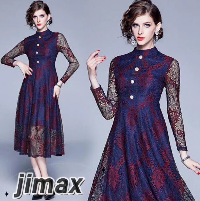 パーティードレス 結婚式 ワンピース ミモレ丈 20代 30代 40代 パーティドレス 花柄刺繍 ウェディングドレス ウエディング ドレス 二次会 花嫁 ブライズメイド ミモレ丈 結婚式 入学式 演奏