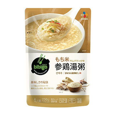 bibigo もち米 参鶏湯粥 230g 6袋 ダイエット ヘルシー ...のサムネイル