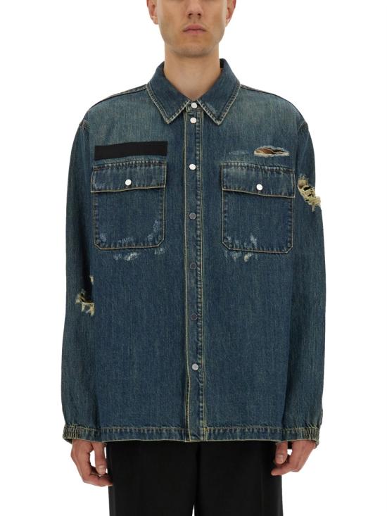 HELMUT LANG Men Long Tops P05DM501 2EY BLUE