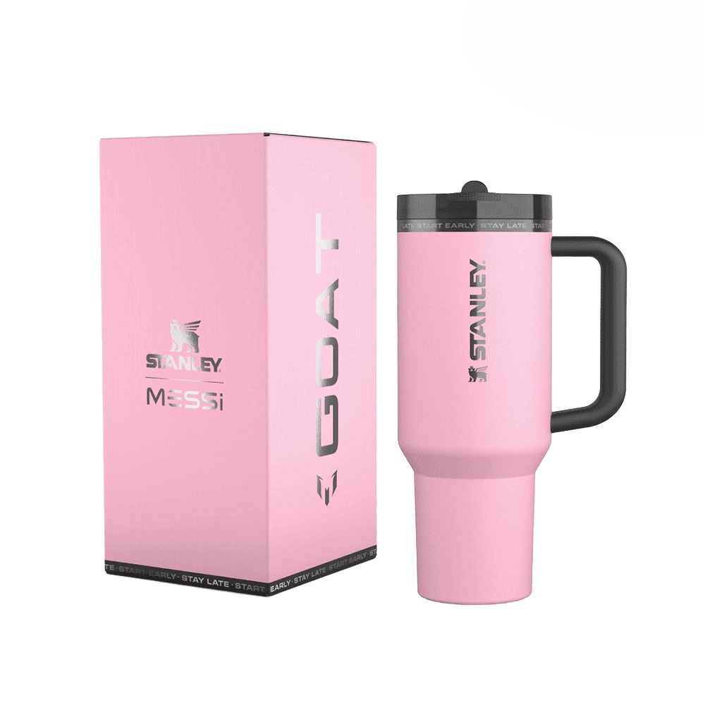 [MESSI X STANLEY] クエンチャー プロツアー フリップ ストロー タンブラー 118L メッシュ ゴット ピンク