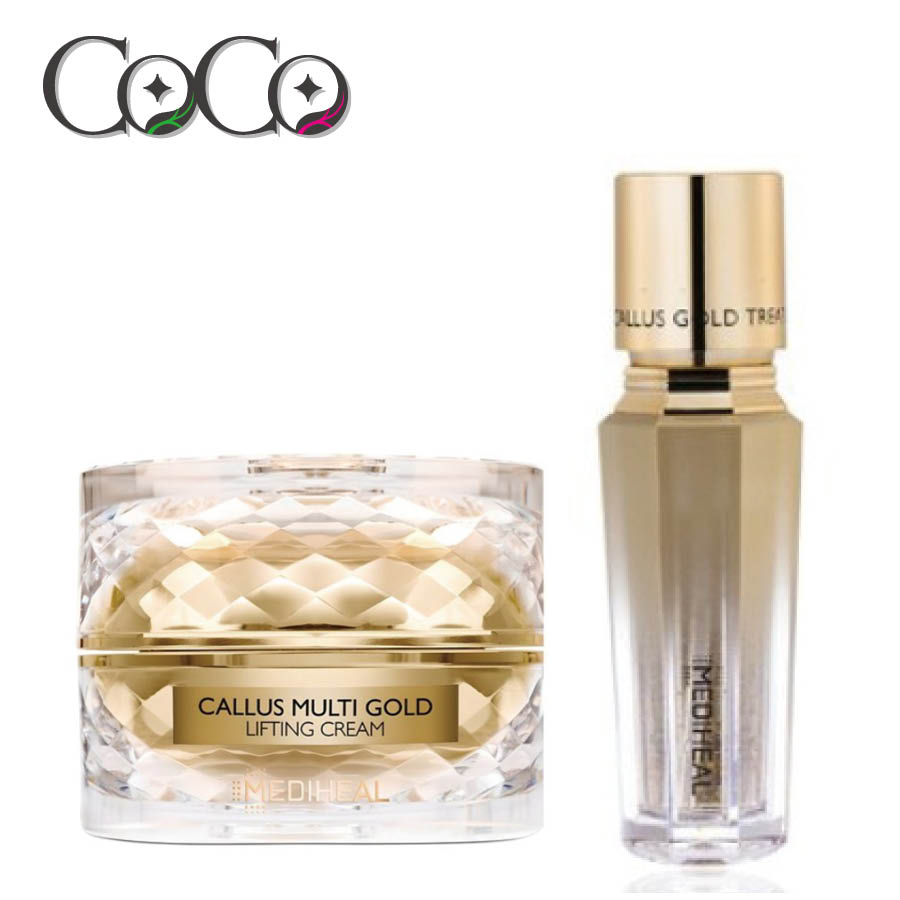 【正規品】カルスマルチゴールドリフティングセット[クリーム50ml+エッセンス30ml][純金含有/ハリ/栄養]