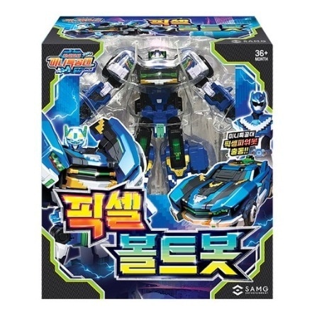 [ピクセルパワーミニ特攻隊] ピクセルボルトボット変身ロボット/ 合体ロボット/ ピクセルウォーリア/ ミニ特攻隊 新作/ 2025