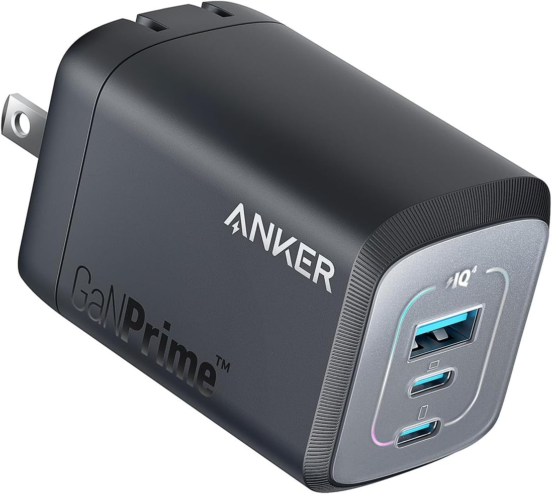 Anker Prime Wall Charger (100W, 3 ports, GaN) (ブラック)