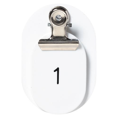 （まとめ買い）PP親子札2枚組ポリプロピレン番号入連番 CR-PY50-W 00019899 [x3]