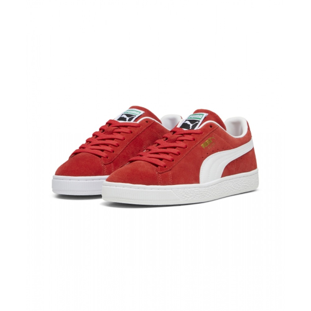 プーマスエードクラシック-レッド:ホワイト/ 399781-02