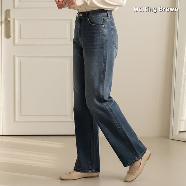 レディース冬ストレートジーンズキモジーンズ K92