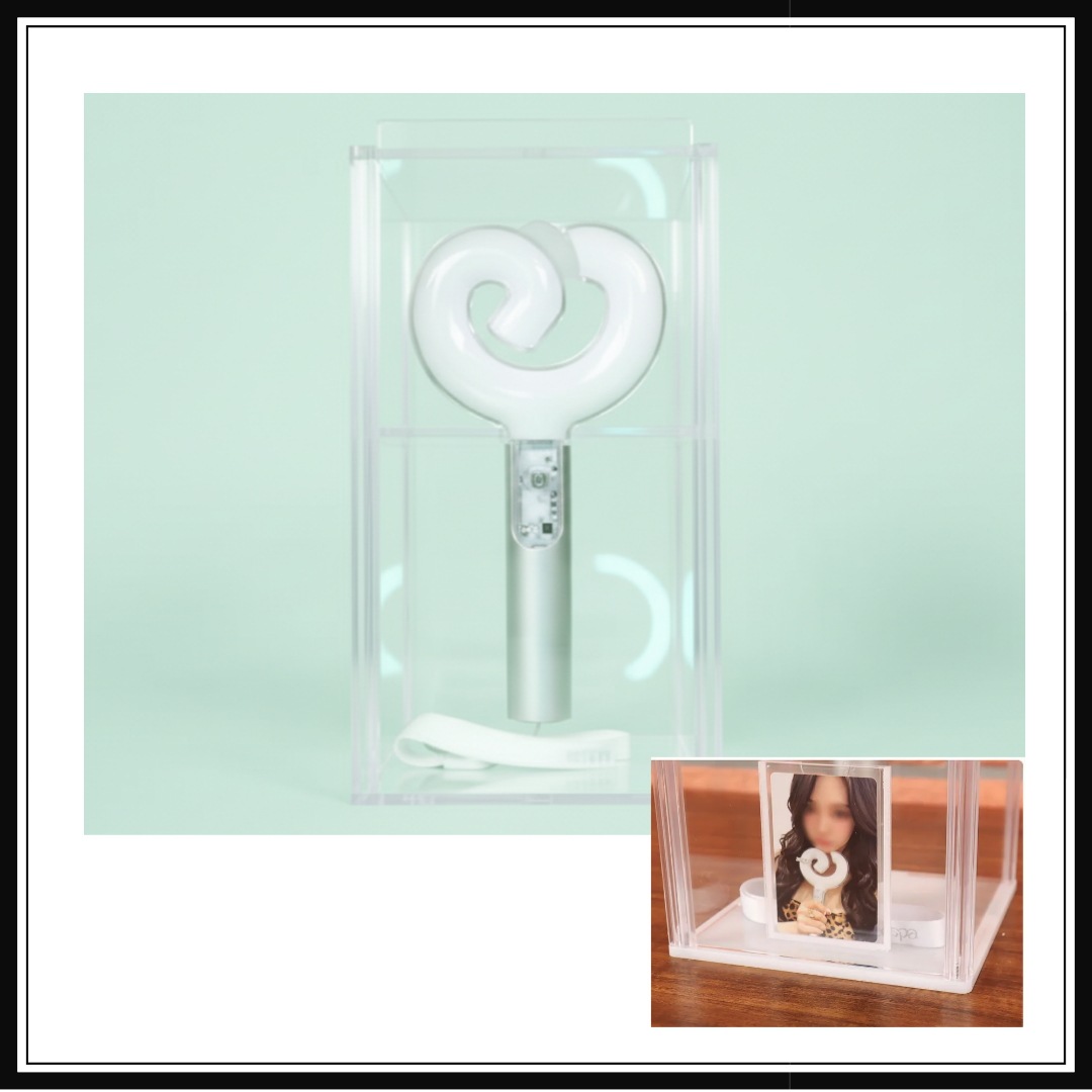 【韓国製】aespa 応援棒 ver2 専用 高級アクリルケース