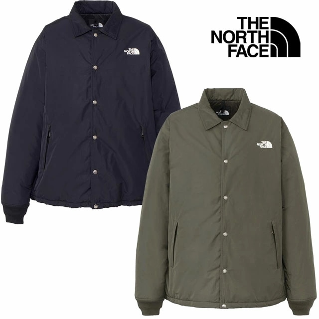 ザ・ノース・フェイス アウター インサレーテッドコーチジャケット メンズ 撥水 上着 軽量 レディース 羽織 防寒 長袖 保温 アウトドア 服 キャンプ アパレル ハイキング ブラック ニュートープ