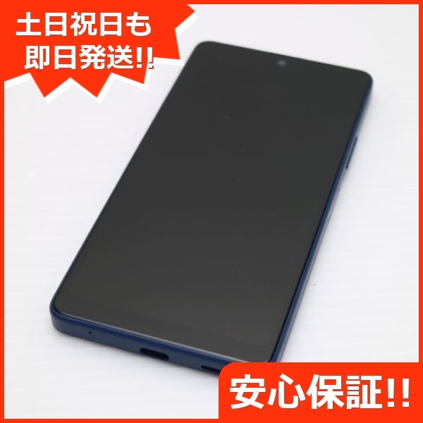 新品同様 Xperia Ace III SOG08 ブルー スマホ 白ロム 中古 土日祝発送OK 72