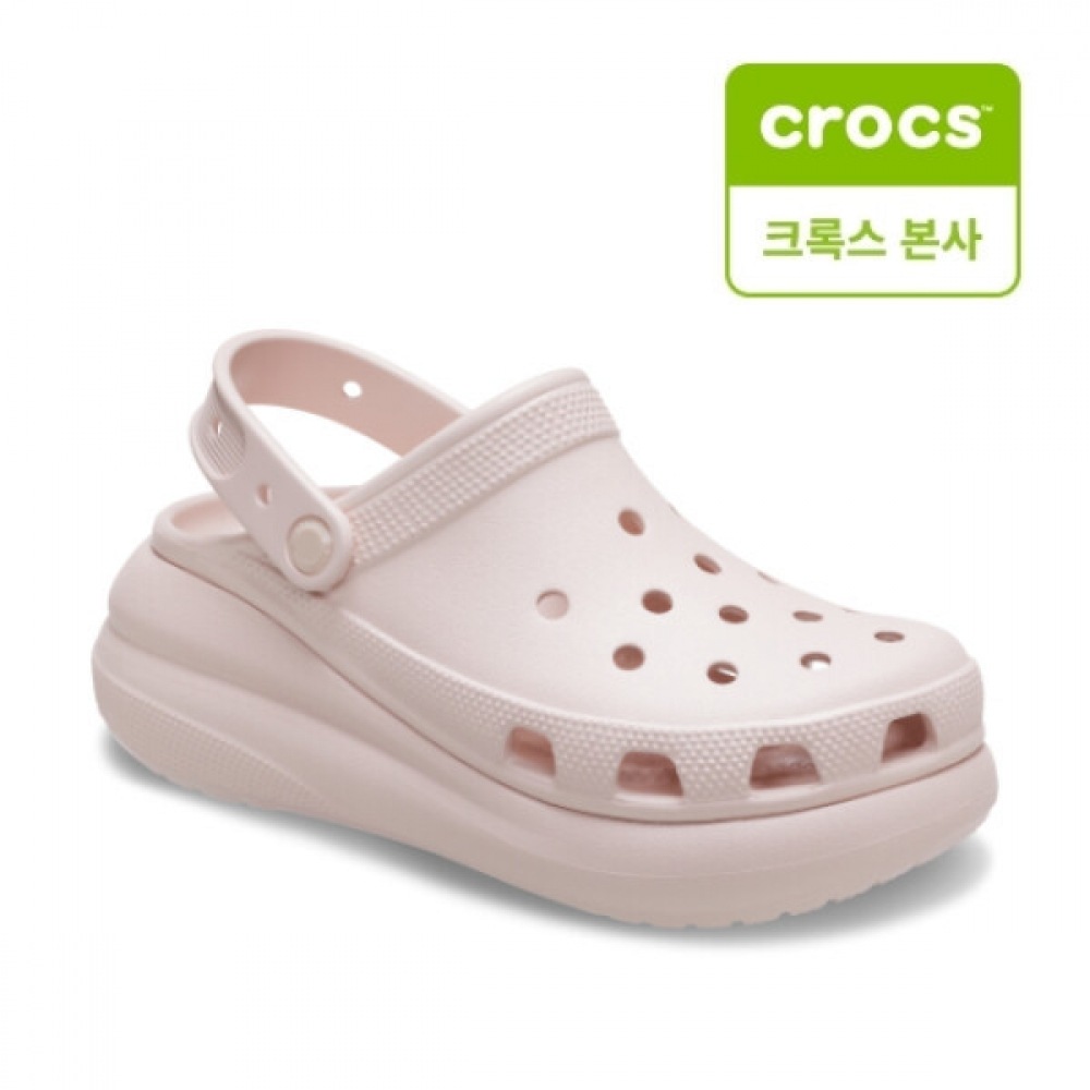 クロックスウィメンズクラッシュプラットフォームクロッグサンダルスリッパ 207521-6UR