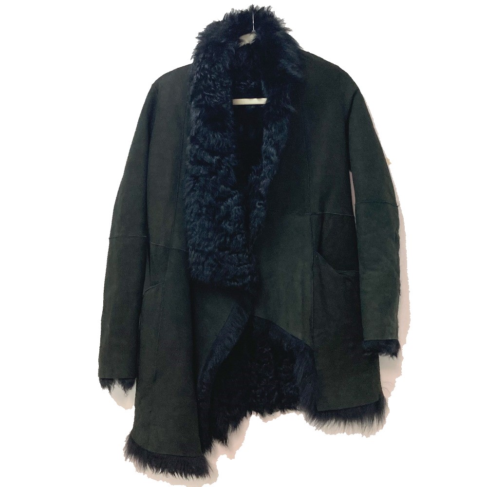 Lilidia リリディア ファーコート アウター アパレル ムートン ブラックダークカーキ