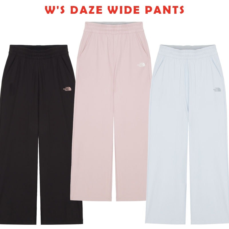韓国正規品保証 関税負担なしNP6KR31A WS DAZE WIDE PANTSデイリー 基本 着装 男子 女子 人気 韓国 ファッション 男女共用 アウトドア